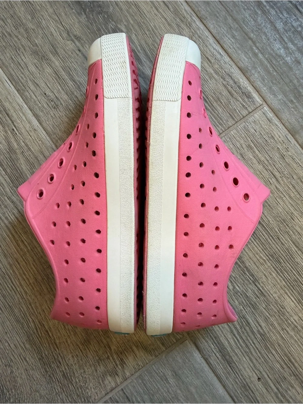 Native Pink Slip On Shoes Girls Size J1 Excellent Loafer Water Shoe Casual